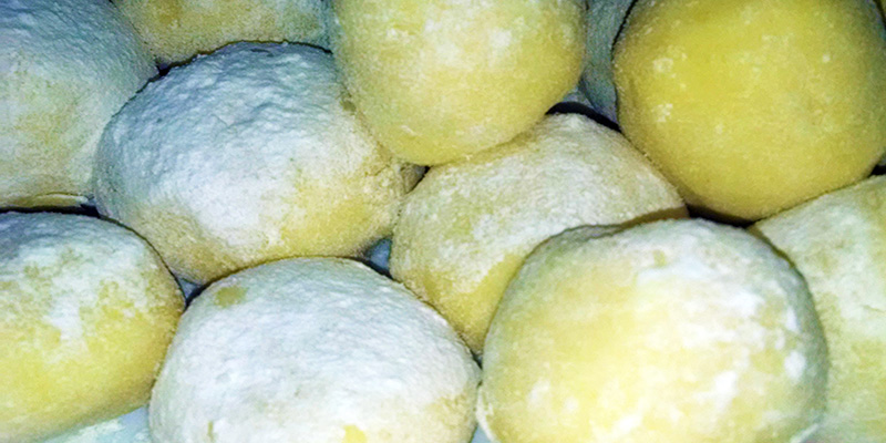 Grießknödel / Knodel de semolina