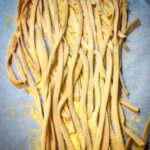 Talharim caseiro com farinha de grano duro