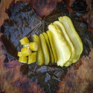 Pepino, quiabo e chuchu / Gurken, Okra und Chayote