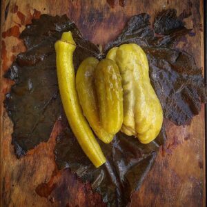 Pepino, quiabo e chuchu / Gurken, Okra und Chayote