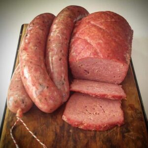 Bratwurst und Leberkäse