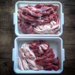Bratwurst und Leberkäse
